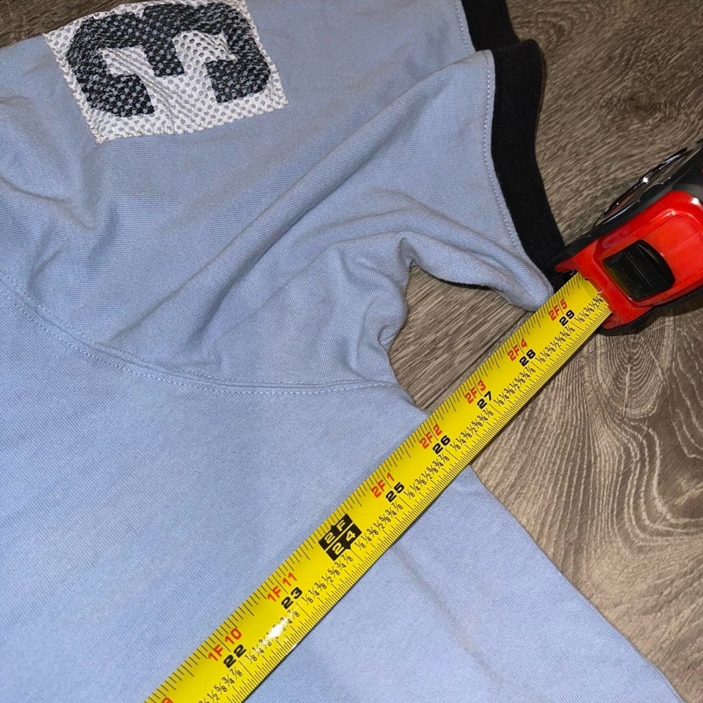 Light Blue Logo Ringer T-Shirt - Picture 6 of 8